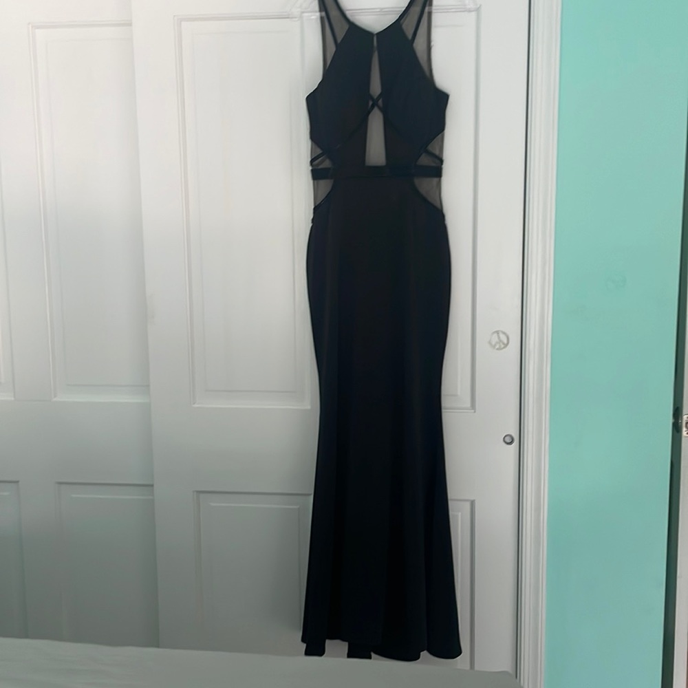 Mon Cheri dress. Worn for prom, elegant for formal event. Sz 4,fits between 2-4. - Picture 1 of 7